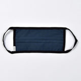 Coal Cotton Pleated Face Mask 1-Pack