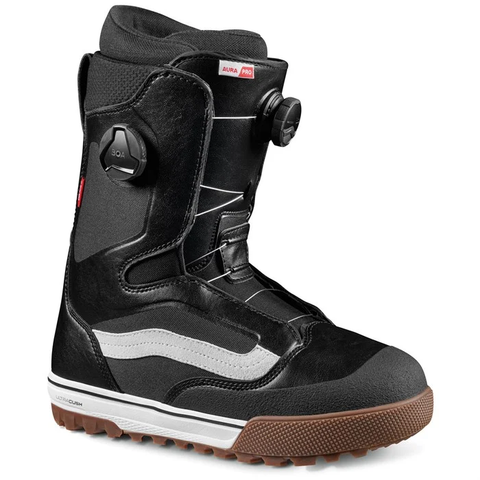 Vans Aura Pro Snowboard Boots Black/White 2024