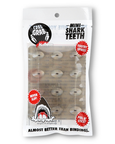 Crab Grab Mini Shark Teeth Traction Pad Smoke