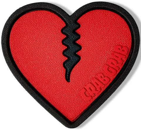 Crab Grab Mega Heart Traction Pad Red