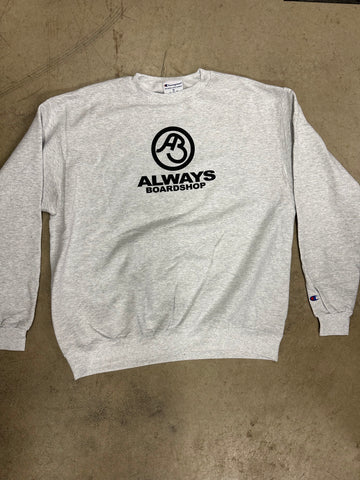 Always Boardshop Logo Champion Crew Sweatshirt