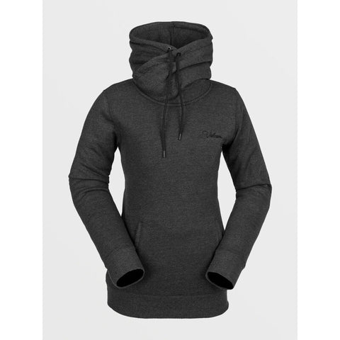 Volcom Tower Pullover Fleece Women's Small Black (Sale Item/ No Returns)
