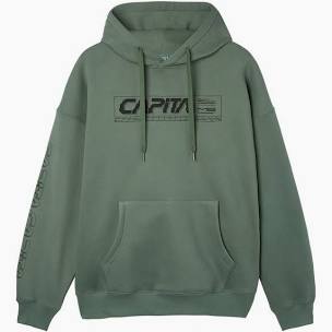 Capita Fracture Hoodie Light Olive 2026