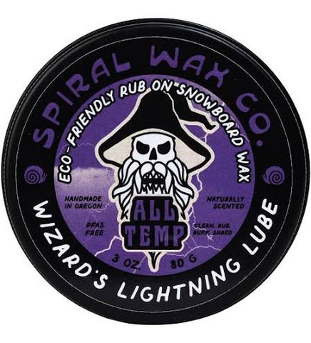 Spiral Wax Co. Lightning Lube Rub On Snowboard Wax