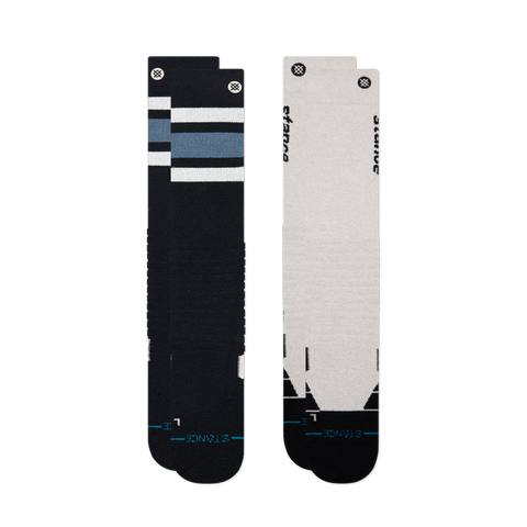 Stance Speed Mid Poly Snow 2 Pack Socks