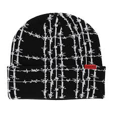 Corduroy Barbed Plaid Beanie (Multiple Color Options)