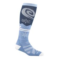 Darn Tough Women's Swirlwind Over-the-Calf Lightweight Ski & Snowboard Socks