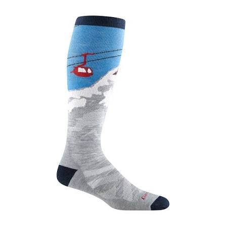 Darn Tough Men's Heady Yeti Over-the-Calf Midweight Ski & Snowboard Socks