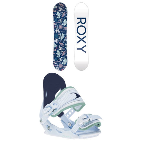 Roxy Poppy Package Girl's Snowboard & Traditional Bindings 2024