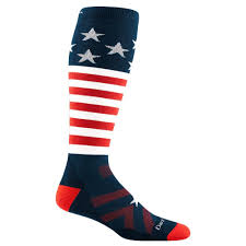 Darn Tough Men's Captain Stripe Over-the-Calf Midweight Ski & Snowboard Socks