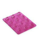 Crab Grab Mini Shark Teeth Traction Pad Clear Pink