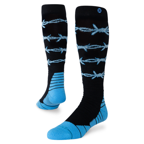 Stance Barbed Wire Medium Poly Snow OTC Socks