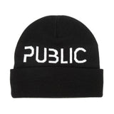 Public Logo Cuff Beanie (Multiple Color Options)