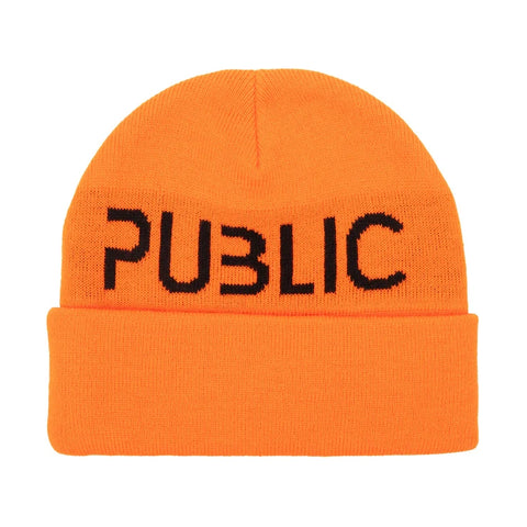 Public Logo Cuff Beanie (Multiple Color Options)