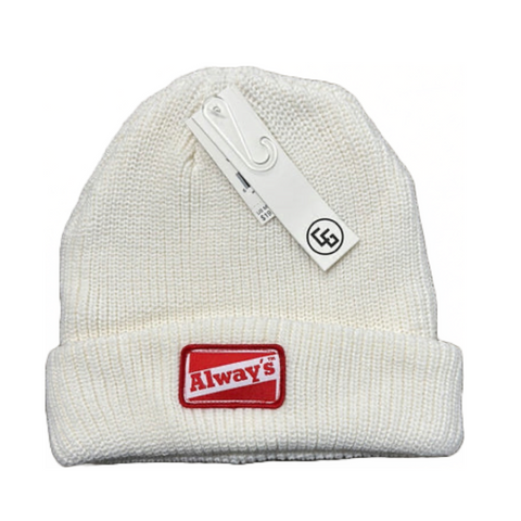 Always Boardshop Square Patch Basic Beanie (Multiple Color Options)