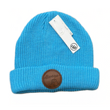 Always Boardshop Leather Patch Basic Beanie (Multiple Color Options)