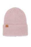 Coal Pearl Fuzzy Knit Womens Beanie (Multiple Color Options)