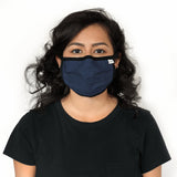 Coal Cotton Pleated Face Mask 1-Pack